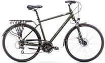 Velosipēds tūristu Romet, 28 ", 21" rāmis, zaļa krās./pelēka krās.