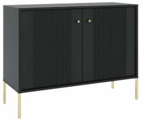 Spintelė Iseo IS02, aukso sp./juoda sp., 39 cm x 104.5 cm x 79 cm