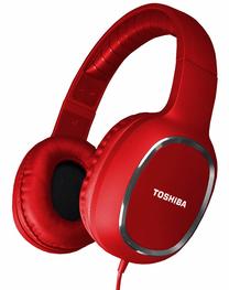 Vadu austiņas Toshiba RZE-D160H, sarkana krās.