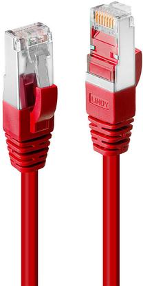 Сетевой кабель Lindy Cat.6 S/FTP LSZH RJ-45, RJ-45, 3 м, красный цв.