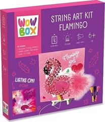 Rokdarbu komplekts, flamingo Tm Toys Wow Box, rozā krās.