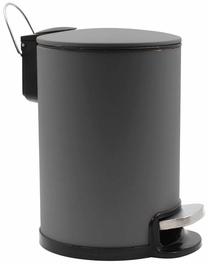 Šiukšliadėžė Douceur d`Interieur Metaline, antracito sp., 3 l, 26 cm x 20 cm