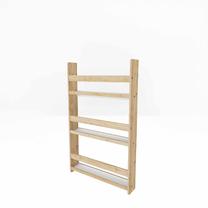 Vaikiška knygų lentyna Kalune Design Dove Wall, ruda sp., 56 cm x 10 cm x 92 cm