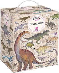 Пазл CzuCzu Dinosaurs 2306, 68 см x 48 см, 200 шт., многоцветный