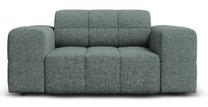 Krėslas Micadoni Home Jennifer Chenille, žalia sp., 124 cm x 102 cm x 70 cm