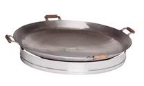 Cepšanas panna GrillSymbol Wok, tērauds, 91 cm, nerūsējošā tērauda krās.