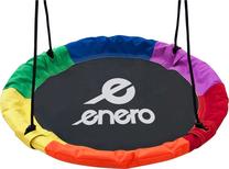 Ligzdas šūpoles bērniem Enero Rainbow, 110 cm, daudzkrāsaina