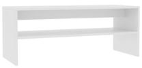 Kavos staliukas VLX 800126, balta sp., 100 cm x 40 cm x 40 cm