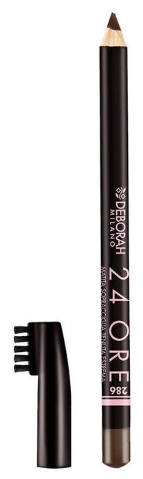 Uzacu zīmulis Deborah Milano 24Ore, 1.2 g 286 dark brown