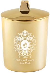 Svece, aromātiskā Tiziana Terenzi Andromeda, 38 h, 170 g, zelta krās.