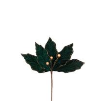 Dirbtinė gėlė, puansetija Christmas Touch, žalia sp., 26 cm