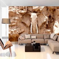 Fototapete Artgeist Stone Elephant (South Africa) MFT508SAM, 105 cm x 147 cm