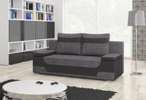 Sofa Area Sawana 05, Soft 11, pilka sp./tamsiai pilka sp., 92 x 200 cm x 90 cm