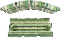 Lauko baldų pagalvė Patio Ravenna C020-12BB, žalia sp./įvairių spalvų, 175 x 108 cm