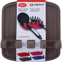 Šaukšto laikiklis Alpina, 15 cm, juoda sp., 2 vnt.