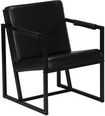 Krėslas VLX Leather 247801, juoda sp., 62 cm x 55 cm x 75 cm