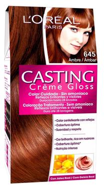 Matu krāsa L’Oréal Paris Casting Creme Gloss, dzintara krās., Amber 654