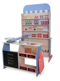 Veikala rotaļlietas, koka veikals Gerardo's Toys Supermarket 55676, daudzkrāsaina
