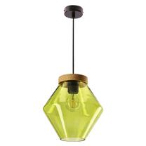 Светильник потолочный Candellux Lighting Brels 31-45317, E27, 1 x 40 Вт, зеленый цв. / черный цв.
