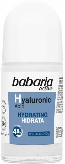 Ķermeņa dezodorants Babaria Hyaluronic Acid, 50 ml