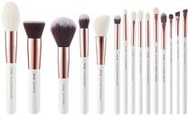 Dekoratīvās kosmētikas otu komplekts Jessup Individual Makeup Brush Set T220, 15 gab., balta krās.