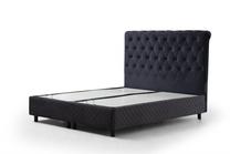 Lova dvigulė Kalune Design Sonata, 140 x 200 cm, antracito sp., be čiužinio, su grotelėmis