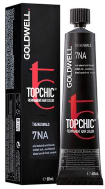 Matu krāsa Goldwell Topchic, mid natural ash blonde krās., 7NA, 60 ml