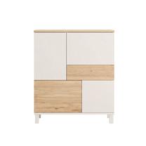 Kumode Kalune Design Mood MD3-CS, ozola krās./smilškrāsas, 101.1 cm x 35 cm x 87.2 cm
