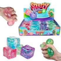 Сенсорная сжимаемая игрушка Shiny cube