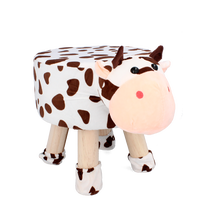 Pufas Chomik Cow, ruda sp./balta sp., 28 cm x 28 cm x 30 cm