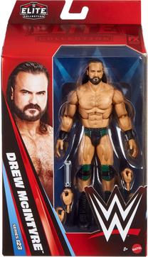 Žaislinė figūrėlė, su priedais Mattel WWE Elite Collection Drew Mcintyre JHT63, 15 cm, ruda sp./žalia sp.