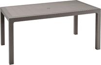Lauko stalas Keter Melody, smėlio ruda sp., 160 cm x 94 cm x 74 cm