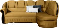 Kampinė sofa Lord Nube 45, geltona sp., dešininė, 180 x 243 cm x 105 cm