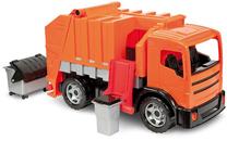 Игрушечный мусоровоз Lena Giga Truck Garbager Truck 02166EC, oранжевый цв.