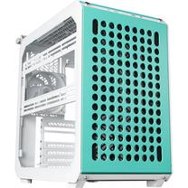 Kompiuterio korpusas Cooler Master Qube 500 Flatpack, skaidri sp./balta sp./žalia sp.