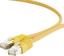 Провод Gembird RJ-45 S/FTP Cat6A LSZH RJ-45 8P8C, RJ-45 8P8C, 5 м, желтый цв.