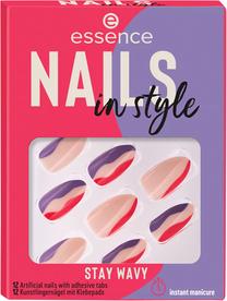 Pielīmējamie nagi Essence Nails In Style, gaiši brūna krās./violeta krās.
