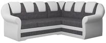Kampinė sofa Lord II Sawana 05, Soft 17, balta sp./pilka sp., dešininė, 190 x 243 cm x 105 cm