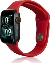 Dirželis Apple, Strap for Apple Watch 42/44/45/49mm, raudona sp.