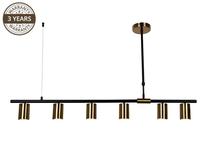 Valgusti rippuv Domoletti Cardiff AP-9708-06-7691, GU10, 6 x 50 W, kuldne v. / kuldne v.
