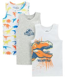 T krekls ar īsām piedurknēm, klasisks, zēniem Cool Club Jurassic World LUB2710644-00, daudzkrāsaina, 110/116 cm, 3 gab.