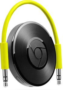 Мультимедийный проигрыватель Google Chrome Cast Audio, Micro USB, хромовый цв.