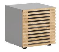 TV staliukas, ąžuolo/pilka, 40 cm x 42 cm x 42 cm