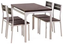 Valgomojo komplektas Malcolm, rudas