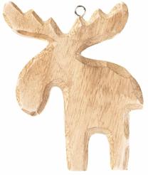 Eglītes rotājums Homla Tiro Reindeer, brūna krās., koks