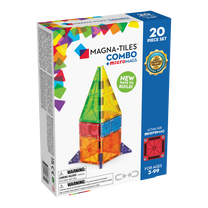 Magnetinis konstruktorius Magna-Tiles Micromags Combo, 20 vnt., įvairių spalvų