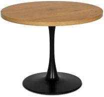 Stalas Lino, ruda sp./juoda sp./rusva sp., 100 cm x 100 cm x 75 cm