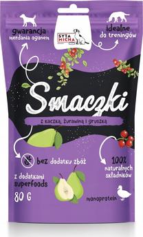 Skanėstas šunims Syta Micha, antiena/spanguolės/kriaušė, 0.08 kg