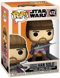 Rotaļlietu figūriņa Funko POP! Bobble Head Han Solo 56767, 9 cm, violeta krās.