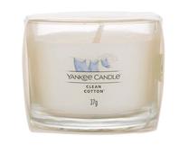 Žvakė, aromatinė Yankee Candle Clean Cotton, 7 - 10 h, 37 g, balta sp.